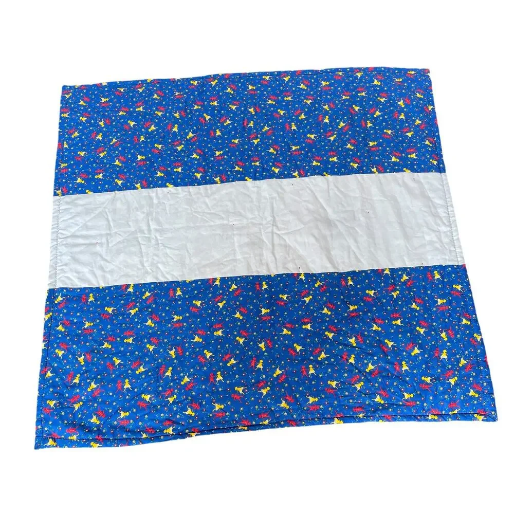 Handmade Patchwork Baby Blanket Bible Theme Lamb Lion Comforter Animals OOAK